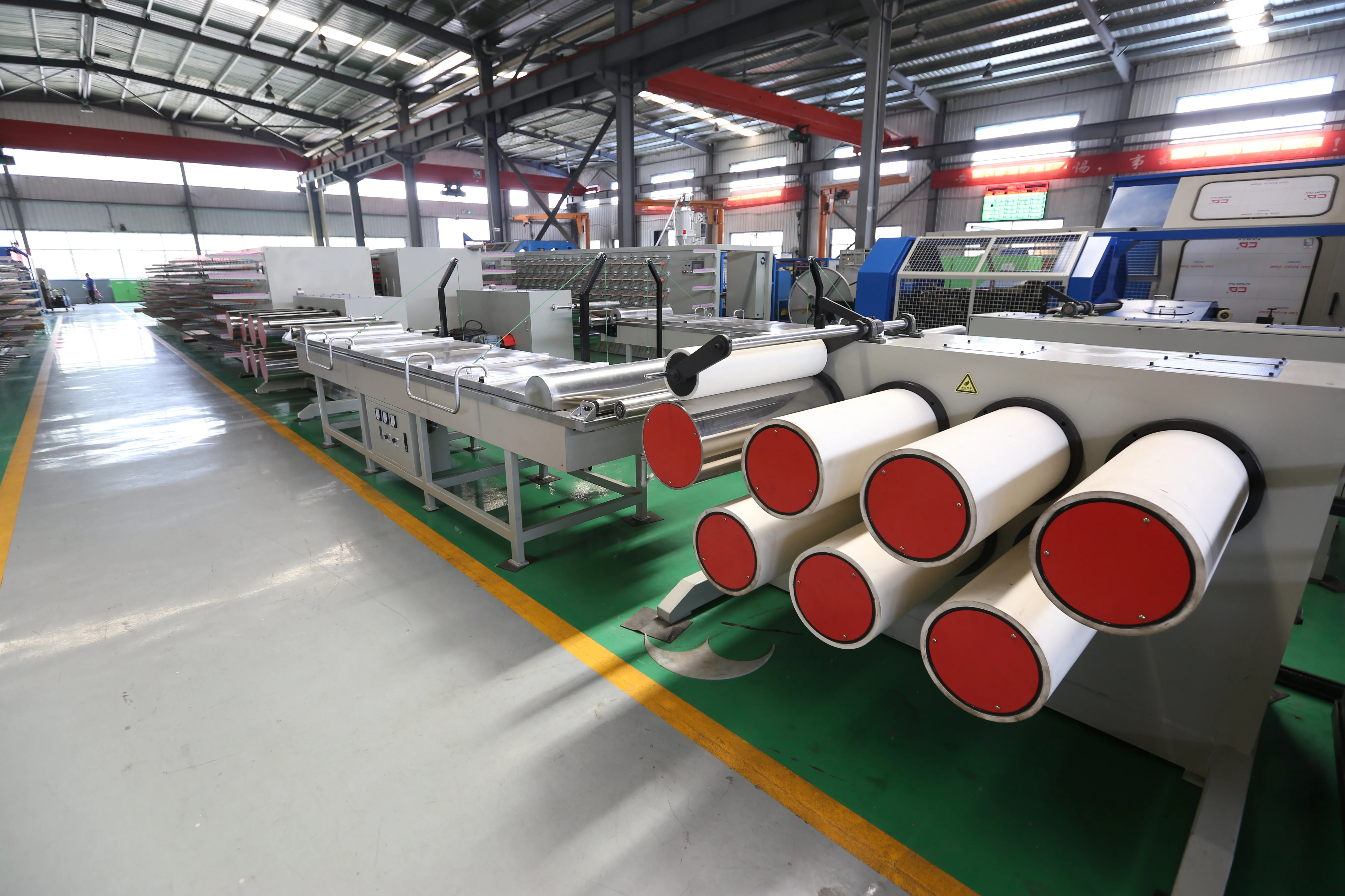 High Quality Plastic Extruder / Pp Thread Yarn Making Machine For Rope Twine