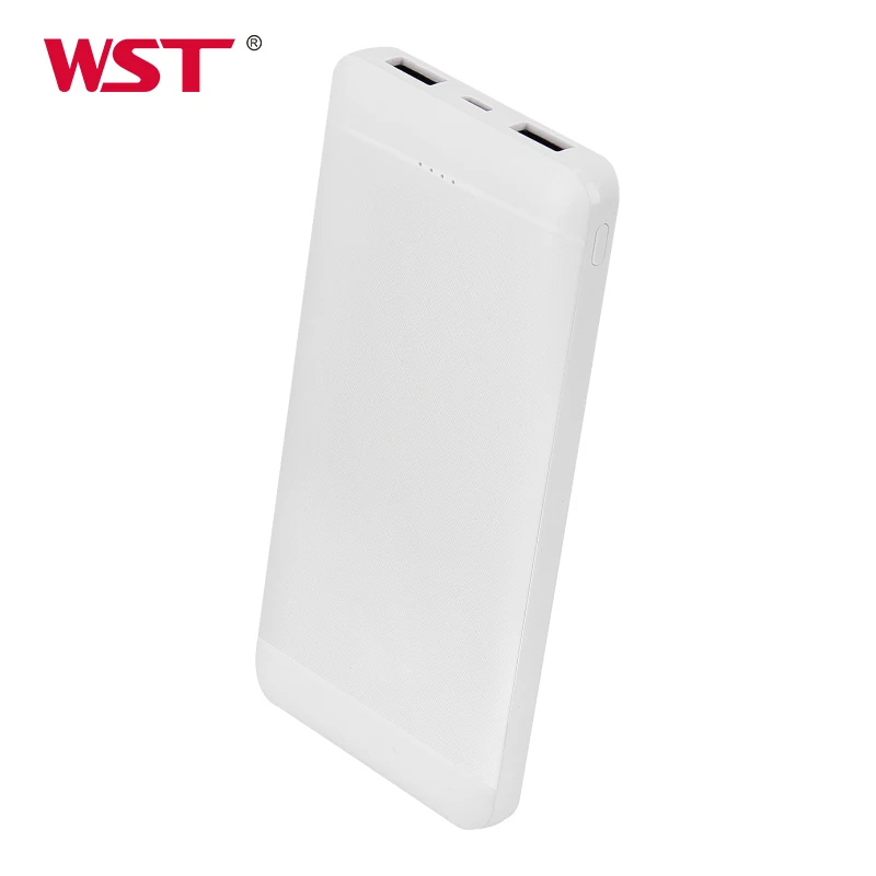 New arrival slim power bank 10000mAh usb c portable phone charger outdoor power bank charger