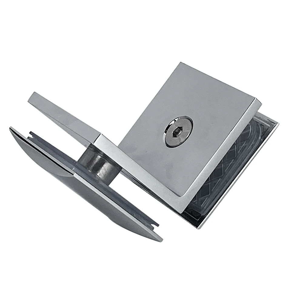 Frameless Shower Glass Connectors Bathroom Glass Holding Clamp For 8-12mm Glass