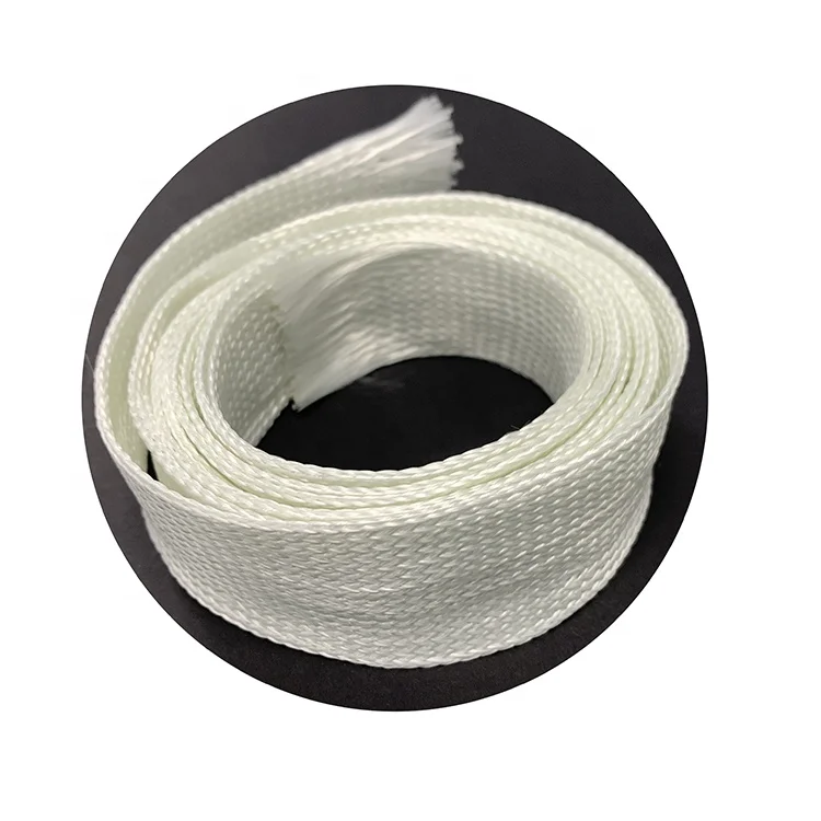 Fiberglass Braided High-temperature Resistant Sleeve For Wire Protection Of Engine Manifolds And Systems