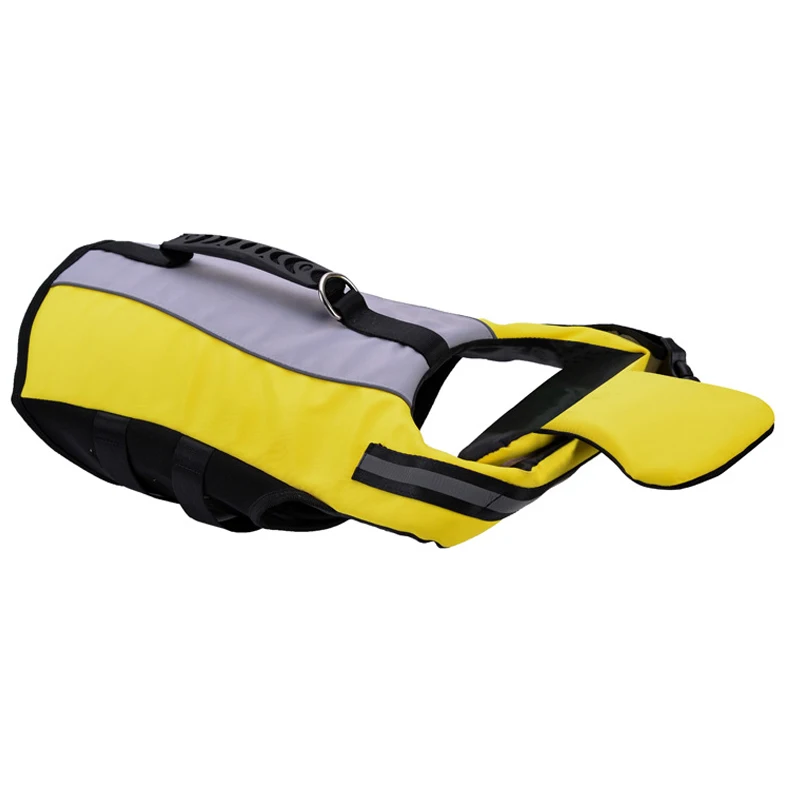 
Dog Life Jackets Reflective Adjustable Dog Life Vests for Swimming Boating Canoeing Pet Safety Saver Preserver Floatation Vest 