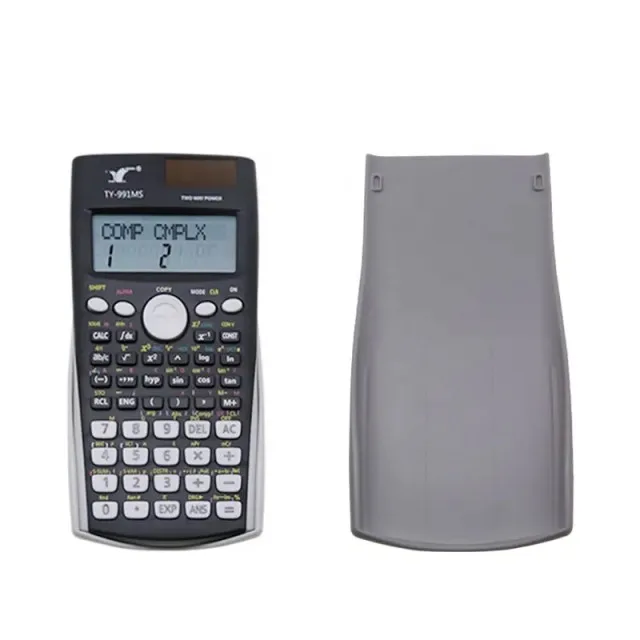 Portable scientific calculator 991MS 12 digits school engineering students battery solar sea freight cost calculator
