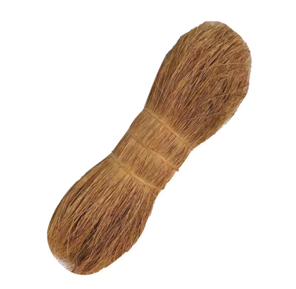 100% Natural Bleached 3 tie Coco Bristle Fiber Coir Bristle Fiber for brush making