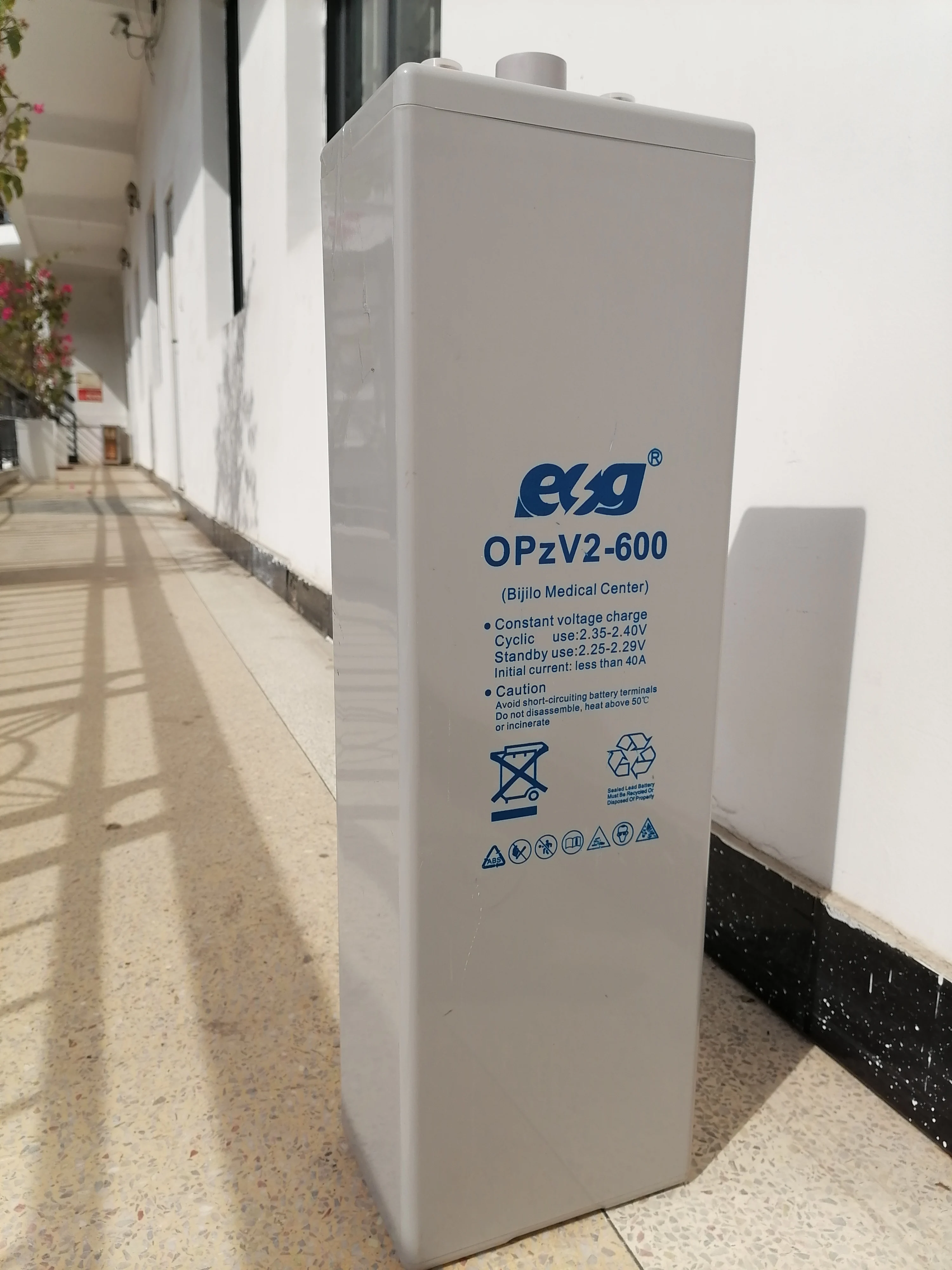 ESG GOOD PRICE High power capacity OPzS 2V 600ah 800ah Lead acid gel Storage inverter battery