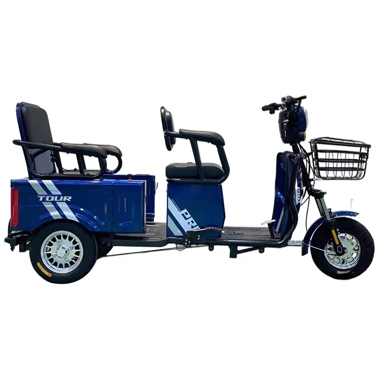 Multi-functional tricycle electric bicycle 3 wheel electric bike for passenger and cargo delivery
