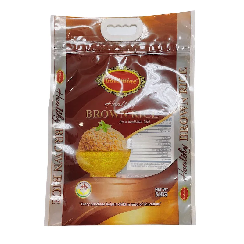 Vacuum Rice Bag Custom Printing Flour PP Woven Bag 25kg 1kg 5kg 10kg Vacuum Rice Bag