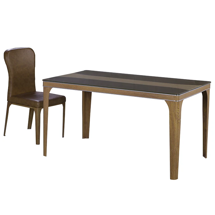 Best продажи одежда высшего качества современный большой Ресторан обеденный стол наборы для ухода за кожей с 2 стул