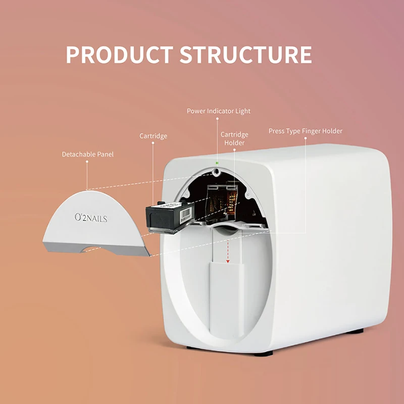 Smart product 2024 uv printing machine led uv printer /nail printer o2nail /nail  printer