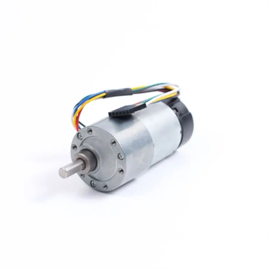 Long Lifespan Gear Dc Motor Encoder With Encoder Reversible Encoder 12v Dc Gear Motor