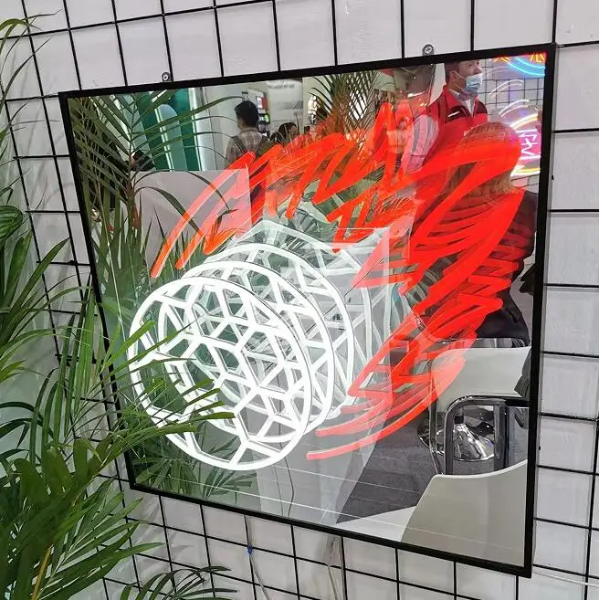 Custom LED Neon Sign Logo Infinity Mirror Sign for Decorative for Companies and Office Use