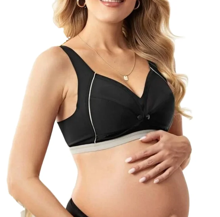 customs High Quality Women Workout nursing sports bra breathable push up bra cups