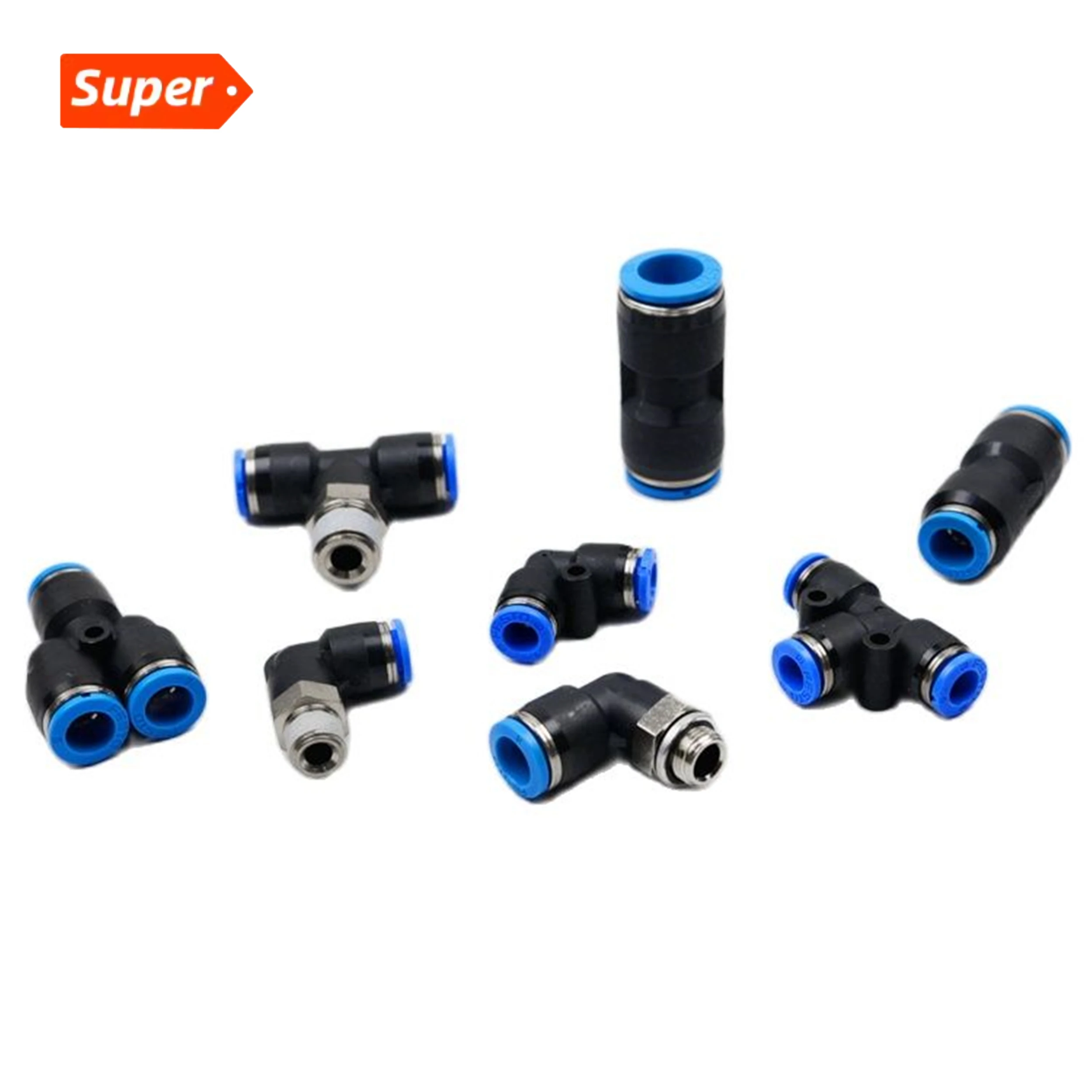 FESTOS T-type/Y-type/прямой разъем QS/T/Y/L-4/6/8/10/12/14 push-in разъем QS
