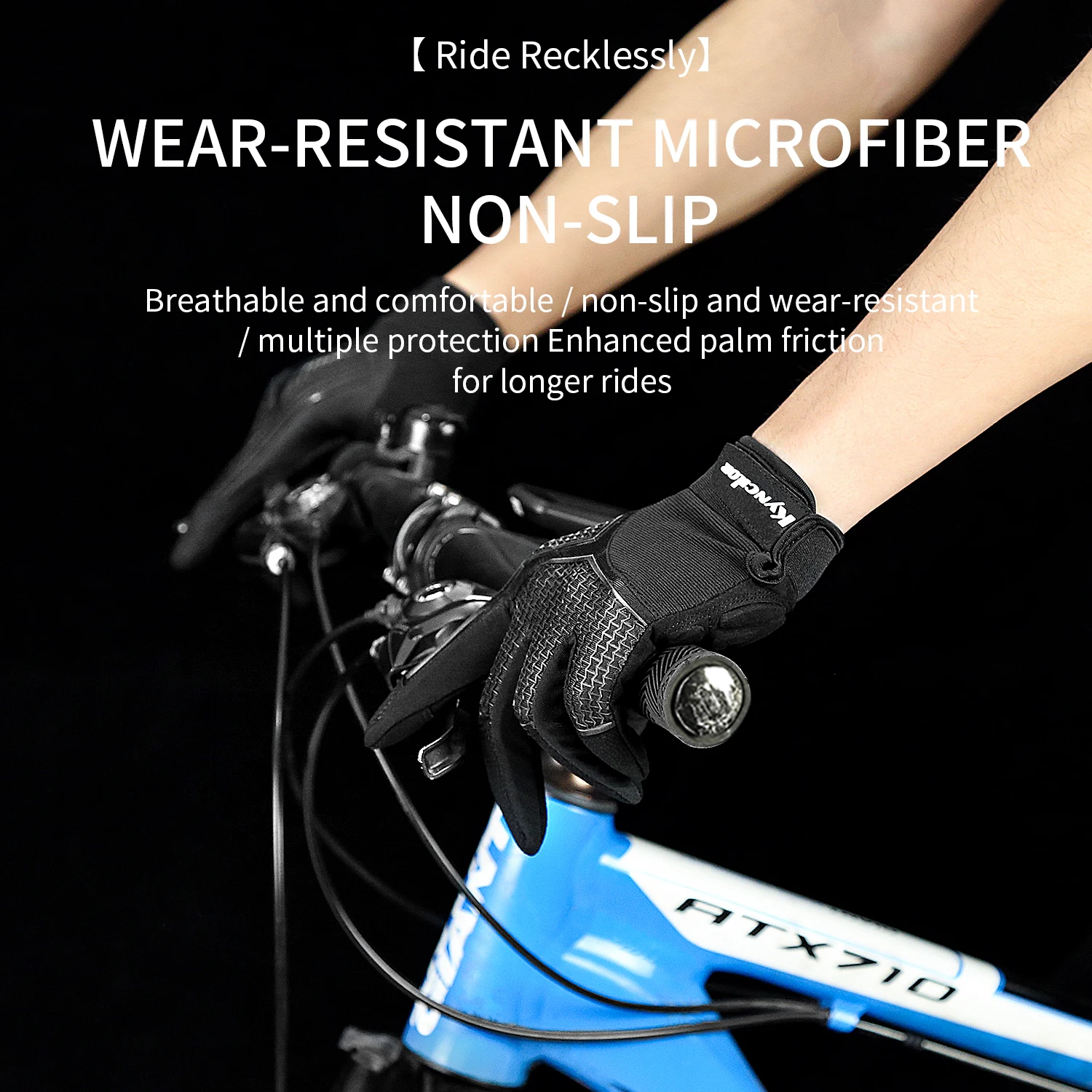 Men Women CYcling Gloves Touchscerrn Full Finger Bike SBR Pad Shock Absorption Non-Slip Motorcycle Racing Mountain BIke Gloves