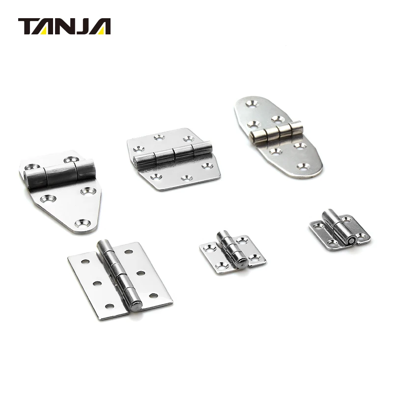 Silver Stainless Steel Heavy-Duty Hinge For measuring equipment Wholesale All Kinds of China Door Handles Hinge for Folding Door