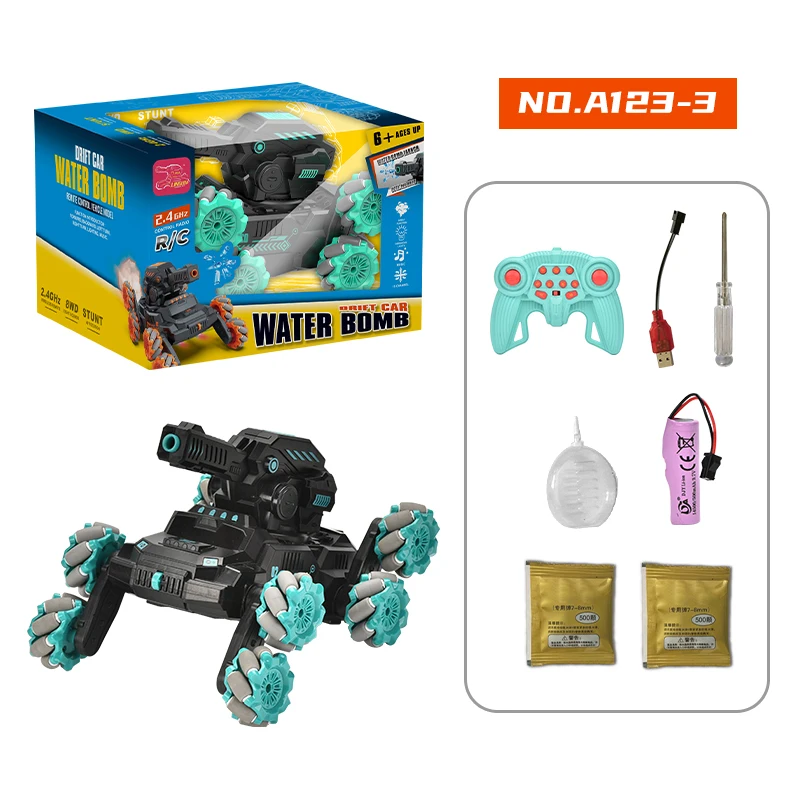 YUSUF 123-4 Drift Spray Eight Wheel Stunt Assault Vehicle  8WD music LED RC car toy Gesture RC Car Sensor High Speed Drift