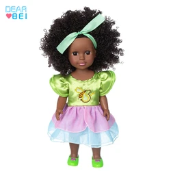 Realistic Reborn Baby Doll Black African American Reborn Doll Silicone Vinyl Full Body Reborn Doll Clothes for Children