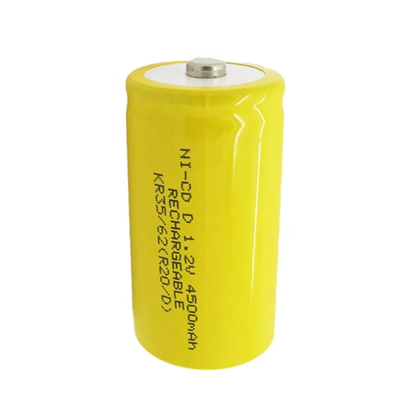 nickel cadmium batteries D size 4500mah 1.2v ni cd rechargeable