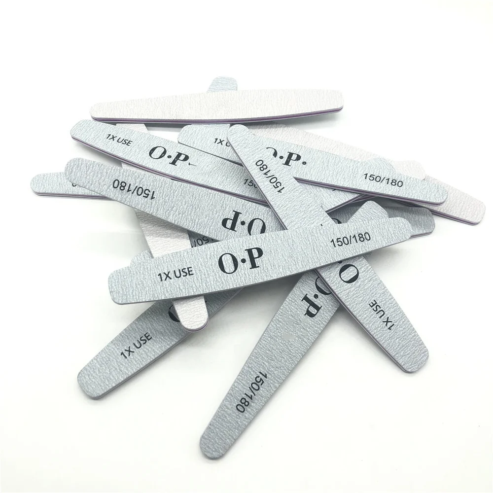 Высокое качество, двухсторонний печать логотипа Топ Япония наждачная бумага Зебра пилочка для ногтей 180/240 пилочка для ногтей