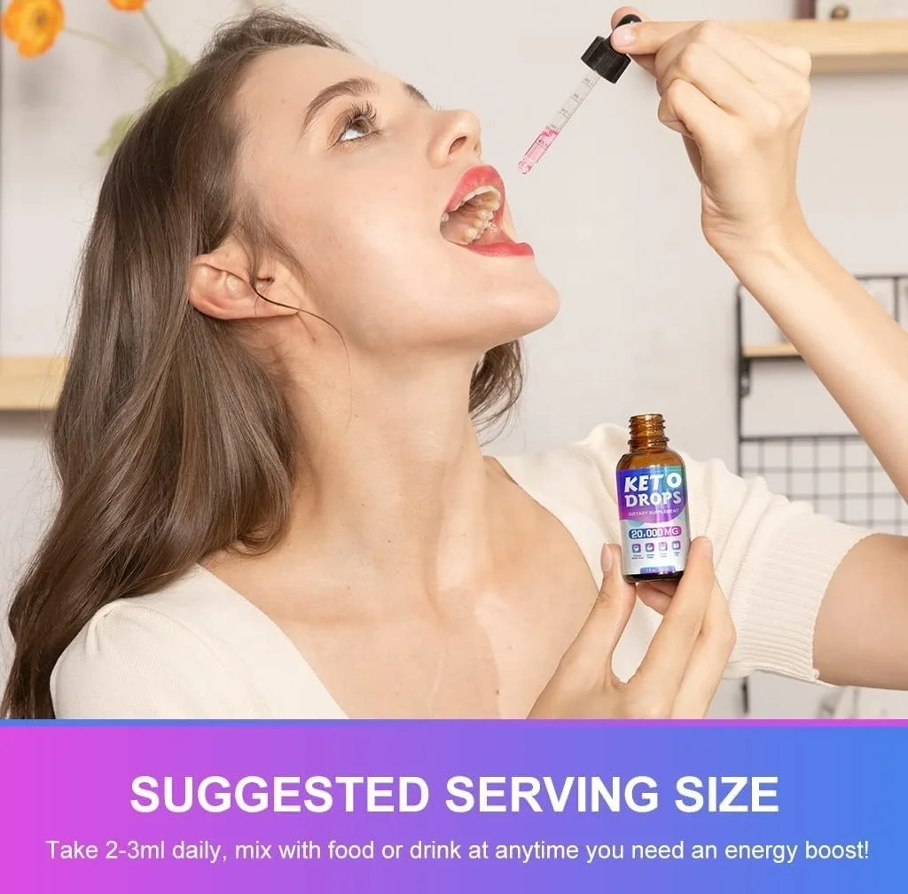 OEM Кето-капли быстрая горелка с L-карнитиновыми минеральными питательными веществами добавка быстрое подавление аппетита 60 мл жидкие капли Кето