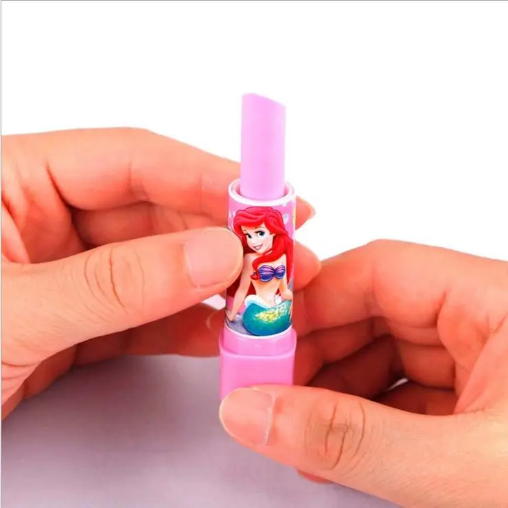 Новинка, Ластики для губной помады для девочек, красочный резиновый ластик для детей, игрушка, ластик для офиса, школьные принадлежности, модные канцелярские принадлежности