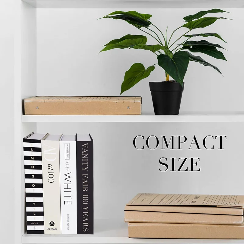 Hardcover Coffee Table Decorative Real Stacked Book Box Set For Home Decoration