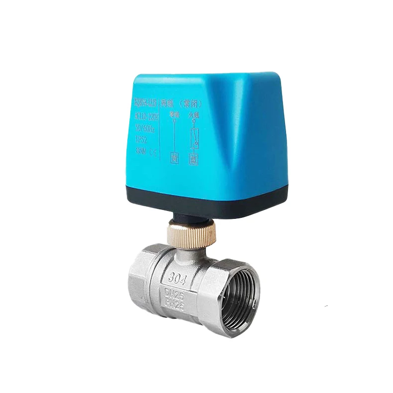 Factory spot normally closed customizable power-off reset stainless steel valve high torque 8Nm electric ball valve for water