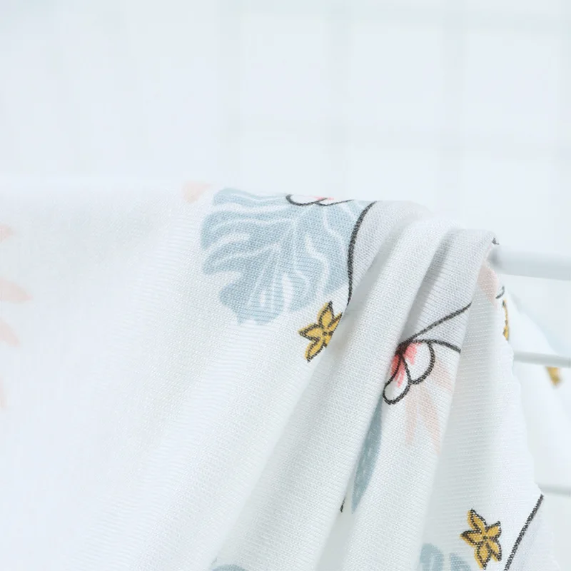 good sale breathable oeko certificate custom digital printing knitted 95 bamboo 5 spandex fabric for men shirt