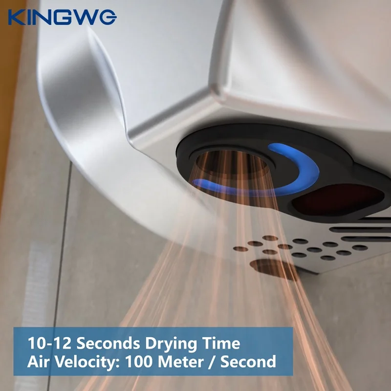 Wholesale Mini Automatic Sensor Hand Drier Commercial Slim Airblade Powerful Jet Hand Dryer