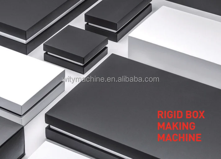 New Product 2023 Fully Automatic Visual Positioning Rigid Box Making Machine