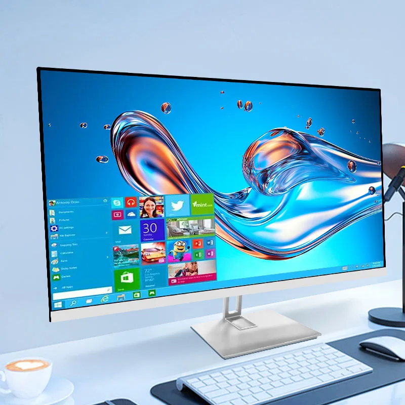 Новый 24-дюймовый моноблок для настольного компьютера AIO Win11 i3 i5 i7 i9 1-12th бизнес-игр все в одном ПК