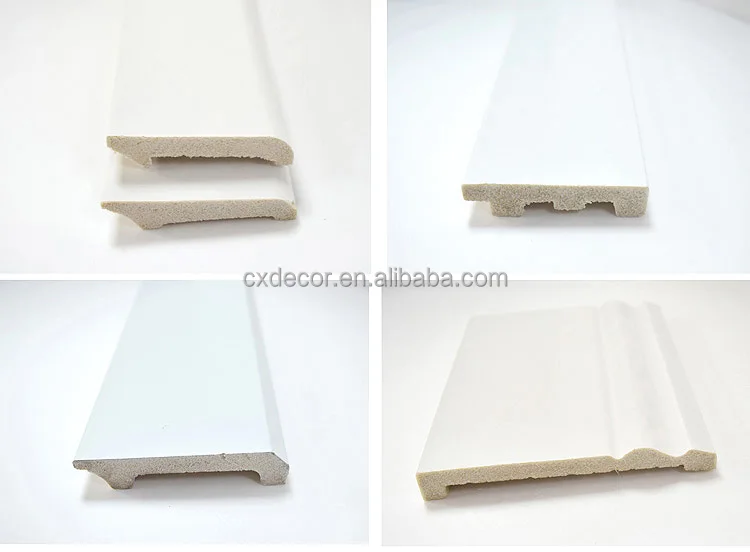 Free Sample Eco-Friendly European Modern Waterproof Flooring Skirting Board Plastic Decorative Baseboard