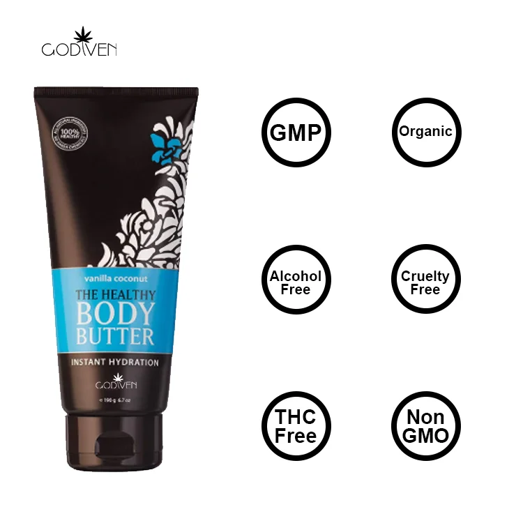 Low Moq Pure Natural scented Moisturizing Vanilla Coconut goats Milk Cocoa Seed Whipped Wholesale Body Butter