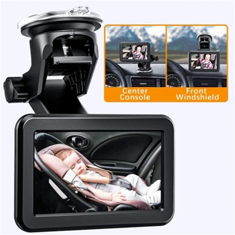 Hot Sale Car Baby Monitor 4.3 Inch High-brightness Screen 300 Display Baby Car Monitor