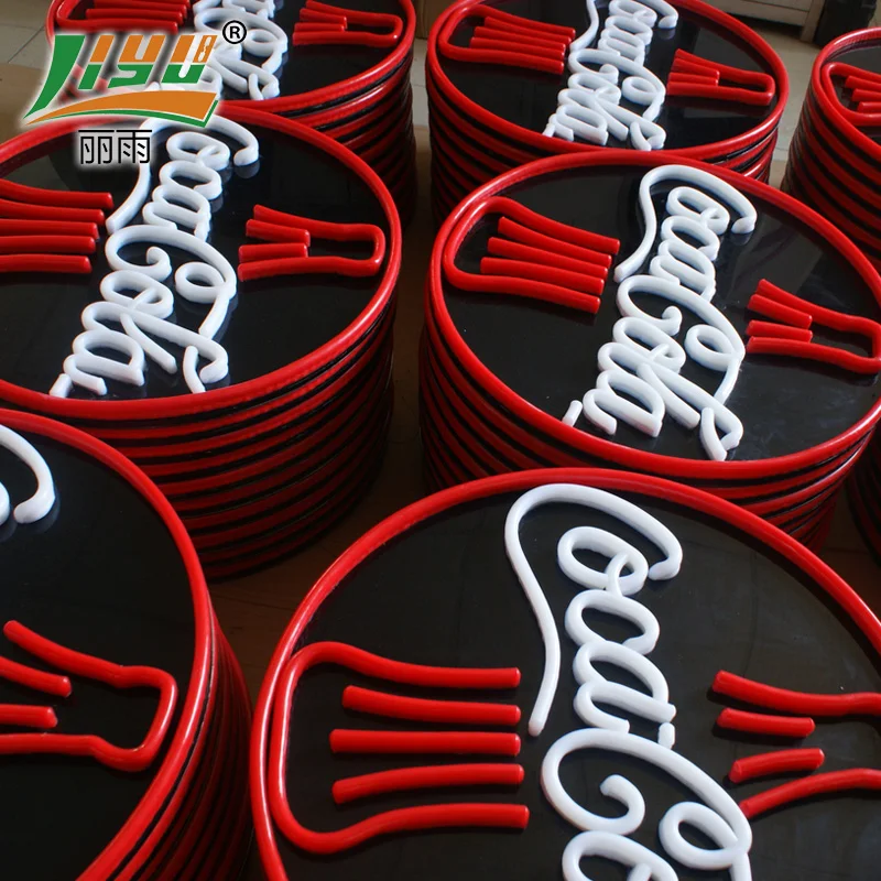 Комнатный наружный дропшиппинг настенный подвесной неоновый свет буквы светодиодный неоновый знак Пользовательский логотип