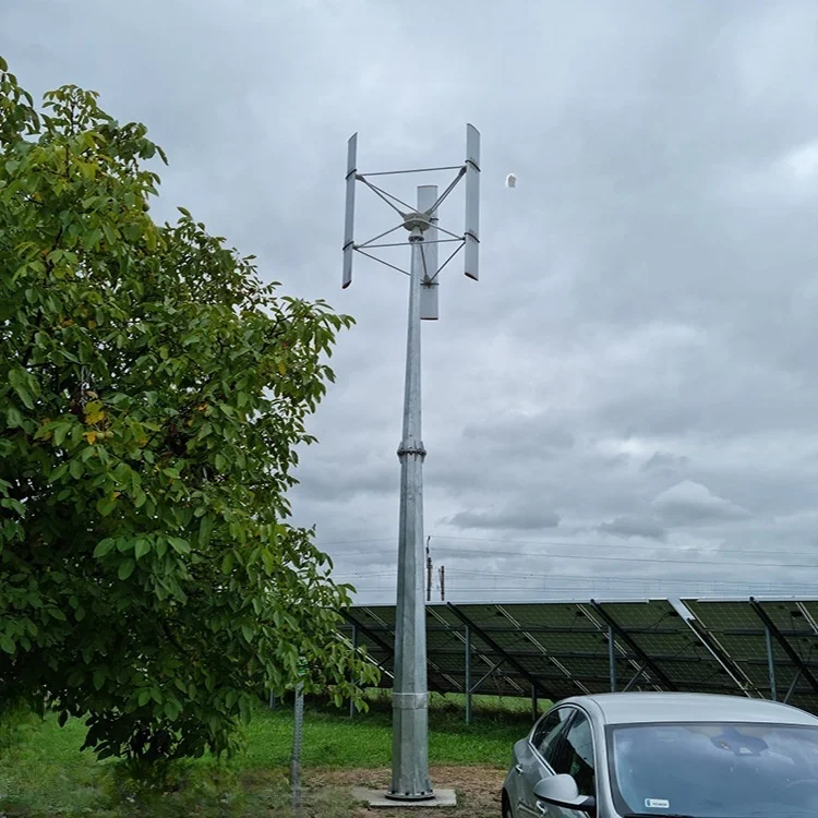 VAWT 1kw 2KW 3KW 5KW Vertical Wind Turbine Generator Hybrid solar system