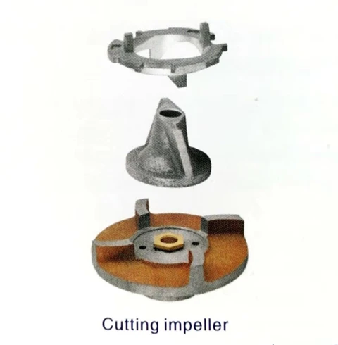 Hot Sale High Quality WQDK 220V 1.5HP With Cutting Impeller Submersible Pumps For Field Irrigation