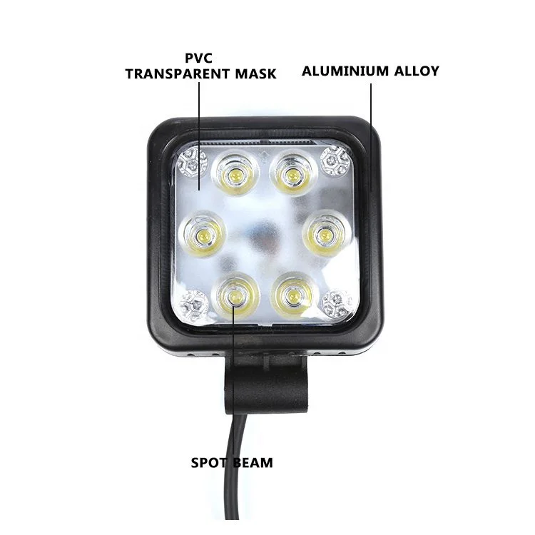 LC 4 inch 30W square spot beam led work light for offroad truck agricultural vehicle