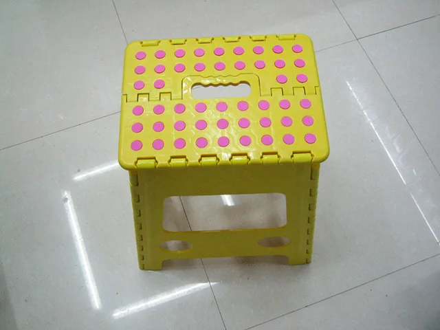 Современный стул 7 дюймов 8 дюймов 9 дюймов для кухни сада ванной ступенчатый стул для взрослых и детей пластиковый складной ступенчатый стул с ручкой