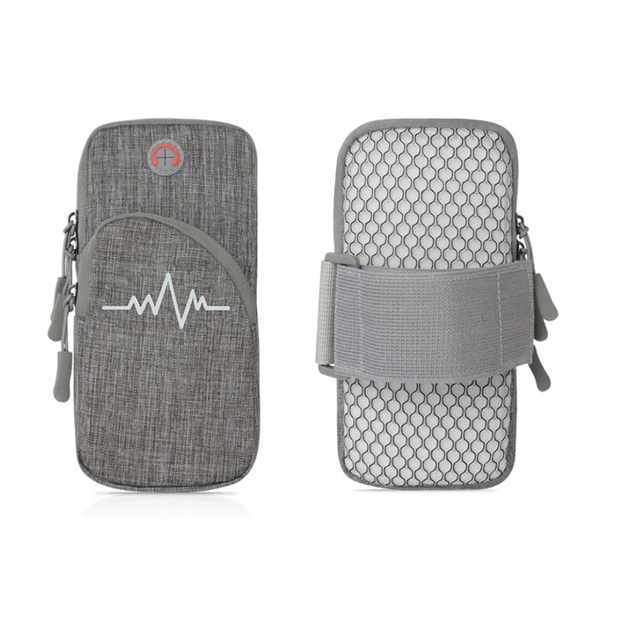 Hot selling sports armband 7 inches mobile phone wrist pouch running arm bags