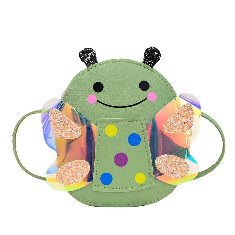 Wholesale kids lovely cartoon animal shape crossbody purses and handbags toddler purse little girs sling shoulder bag