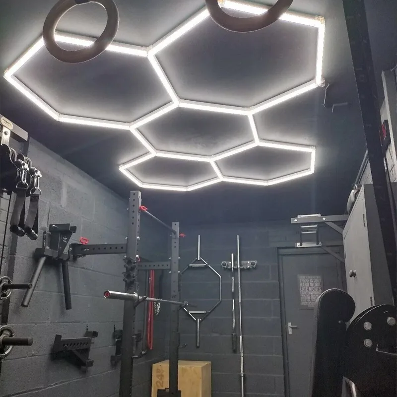 Factory direct sale customized Remote Control Hexagon Lighting Rgb Led Work Light 12V