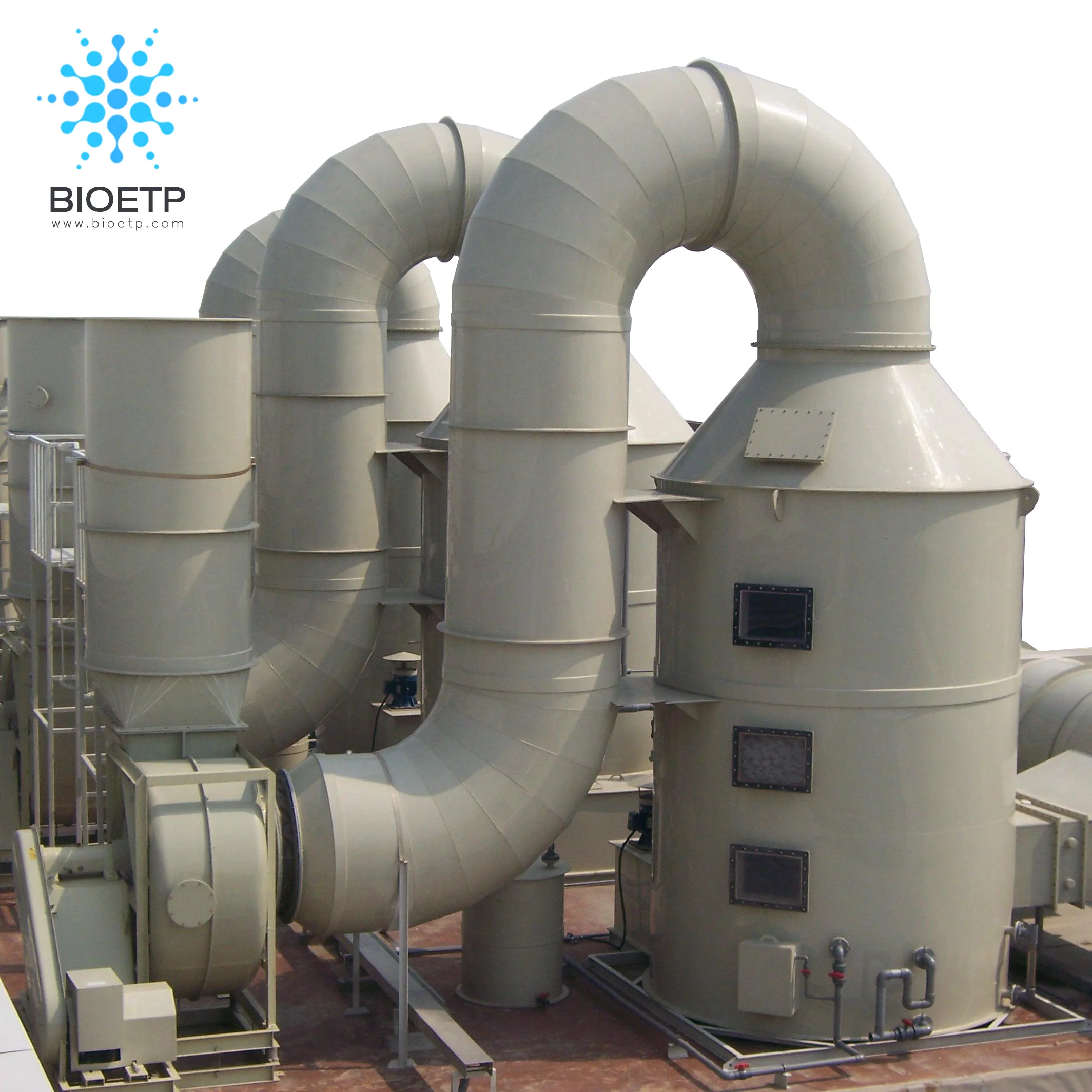 High Purification Absorption Tower For Acid Mist Treatment