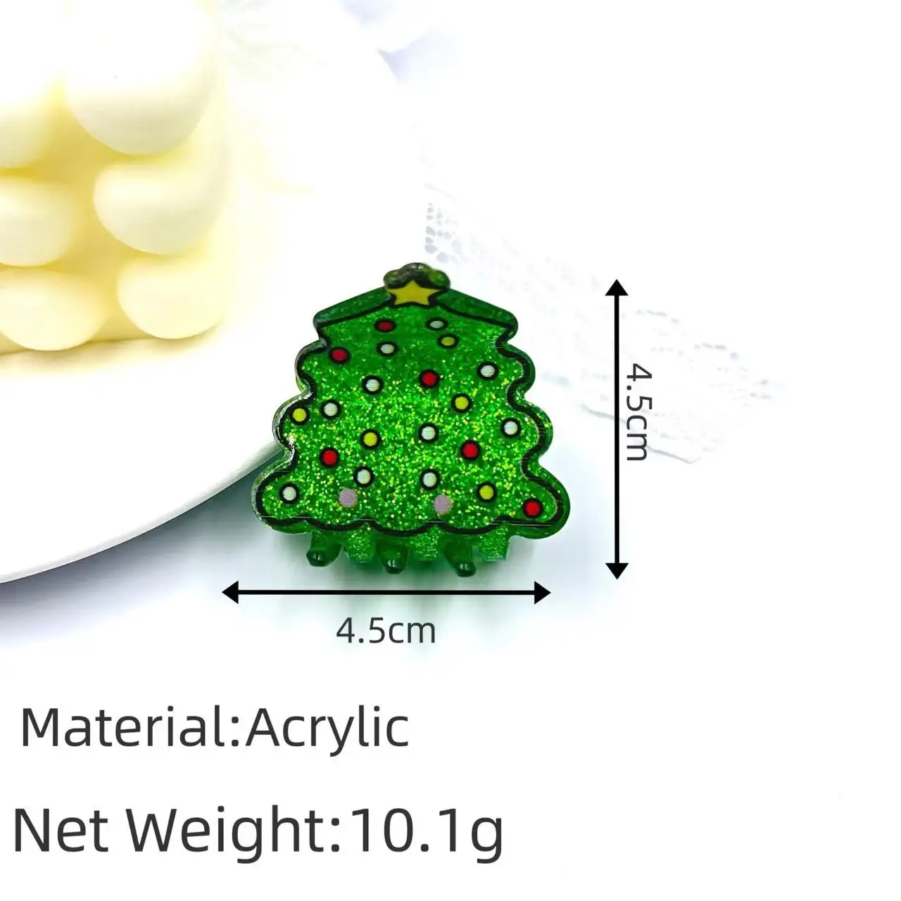 New Christmas Clip Santa Claus Snowflake Hair Clip Hair Accessories Sweet Cute Shark Clip Hair Grab Headwear Girl