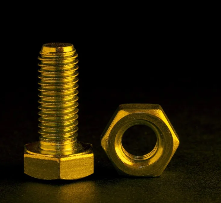 M6 M8 M10 покрытие, нанесенное осаждением паров покрытием болт, титановый болт, золото, болты