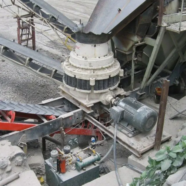 Secondary crushing machine 150t low price rock spring cone crusher PYB1200 spring cone crusher for river stone crushing