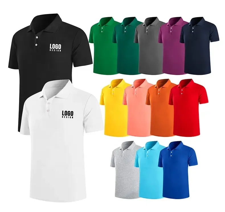 100 polyester wholesale golf polo shirt 80 polyester 20 spandex simple