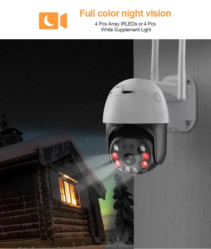 Cameras Monitor 180 Degree Wireless Wifi Home Office Cctv Camera Enclosure Outdoor