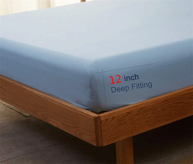 Готово к отправке плотная ткань сплошной цвет 4 в 1 шт. кровать простыни постельное белье