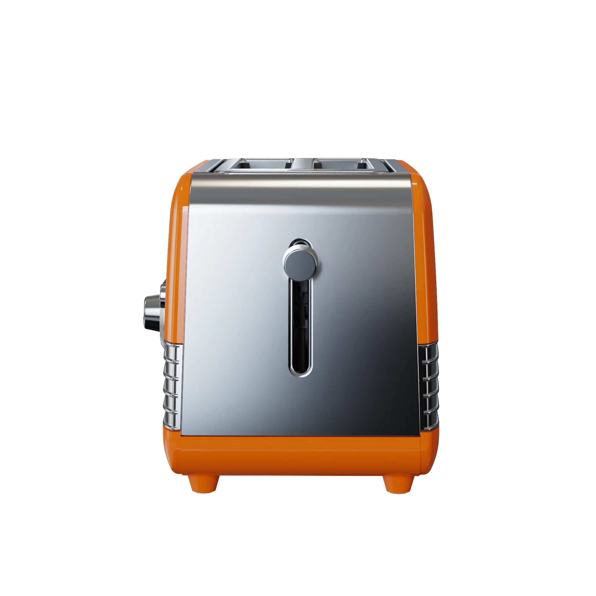 2-Slice Retro Style Manual Bread Toaster with Quick & Easy Breakfast Toasting Stainless Steel Housing-for Home Hotel Kitchen Use