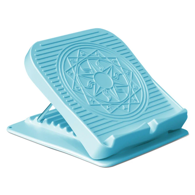 Adjustable Indoor Fitness Adjustable Stretch Board Light Yoga Folding Step Stretching Incline Plastic Slant Board